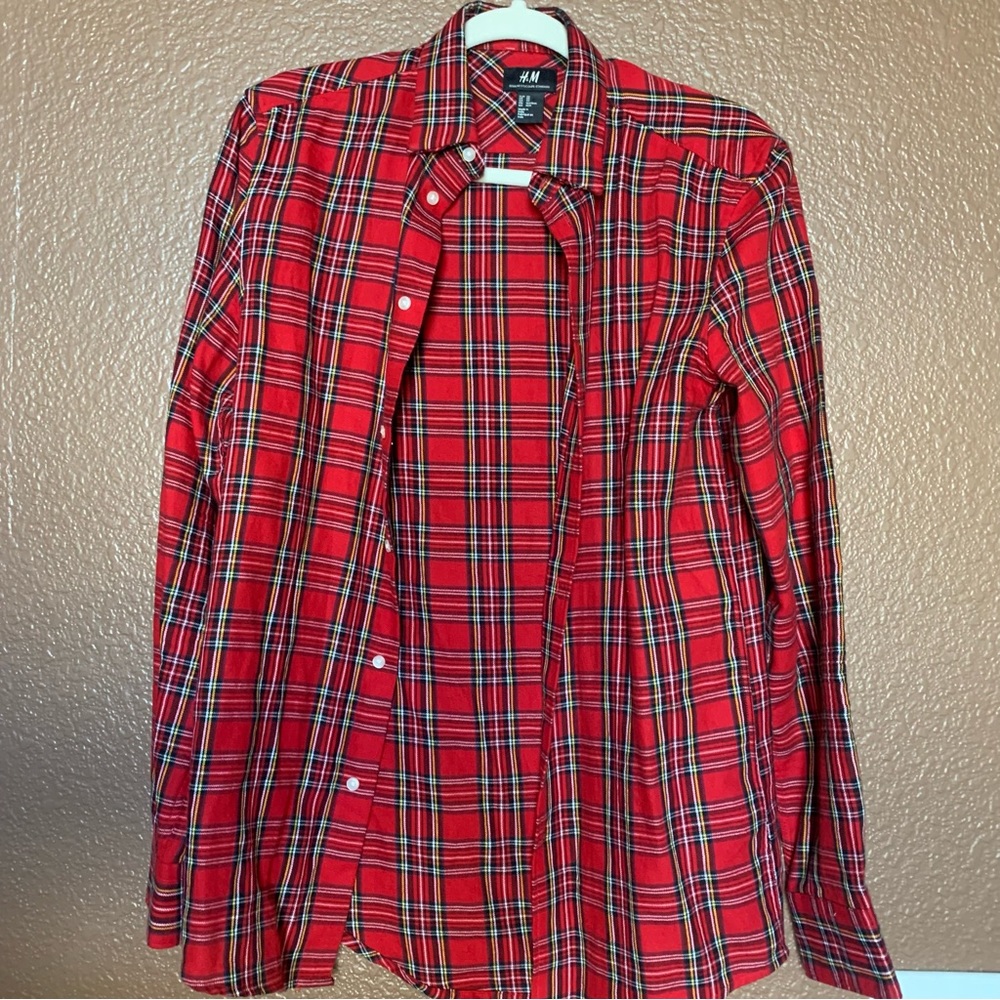 Men’s H&M Red Flannel